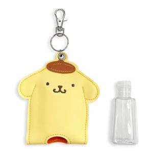 Pompompurin keychain hand sanitizer bottle Sanrio keychain